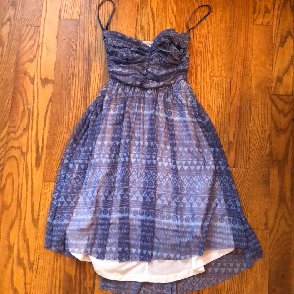 Blue Aztec Dress